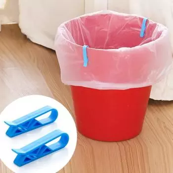 50/2 шт. мусорное ведро с фиксированным зажимом кухонные пакеты для закусок уплотнительный зажим мусорный мешок зажимы противоскользящий держатель бытовые инструменты для хранения