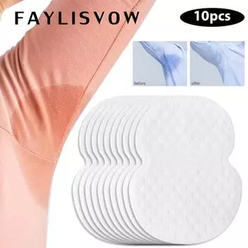 50/30/20/10 шт. невидимые наклейки от пота под мышками 10pcs белый