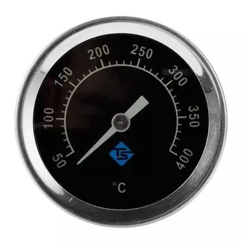 50-400 градусов Цельсия, термометр для гриля для курильщика из нержавеющей стали, датчик температуры чёрный