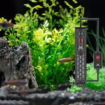 50-500 Вт ЖК-дисплей цифровой нагревательный стержень регулируемый регулируемый нагревательный стержень для аквариума 50W