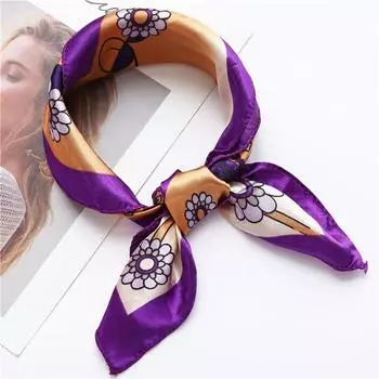 50 * 50 см шелковые шарфы весна и осень универсальное украшение профессиональные маленькие квадратные шарфы защита шеи связывающая сумка 50*50cm