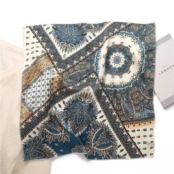 50 * 50 см шелковые шарфы весна и осень универсальное украшение профессиональные маленькие квадратные шарфы защита шеи связывающая сумка 50*50CM