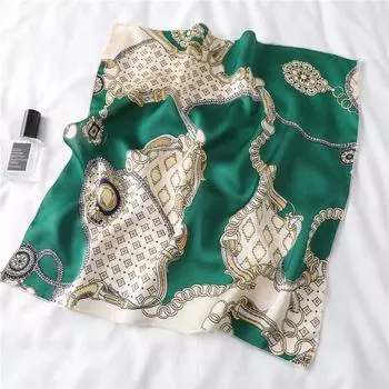 50 * 50 см шелковые шарфы весна и осень универсальное украшение профессиональные маленькие квадратные шарфы защита шеи связывающая сумка 50*50cm