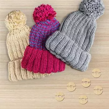 50/60/100 шт. Деревянные помпоны для шляп, съемные пуговицы ручной работы в виде любовных пуговиц 50pcs