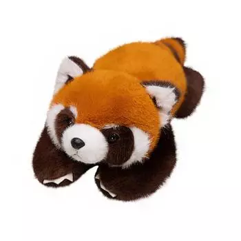50/60/80 см лежащая красная панда плюшевая игрушка реалистичная плюшевая кукла-животное из мультфильма мягкая подушка-енот 50cm