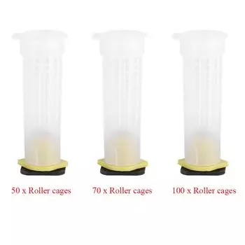50/70/100 комплект чашек для выращивания пчеловодства, клетки для пчелиных маток, роликовый инструмент для пчеловода, оборудование 50pcs