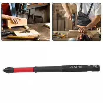 50/70/90/150 мм Магнитная нескользящая головка PH2 Крестовая отвертка Шестигранный хвостовик Дрель Отвертка Аксессуар для электроинструмента