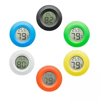 -50~ +70°C Цифровой термометр Сауна Термогигрометр Холодильник Морозильник Тестер Температуры Мясо Термометр Детектор Уличный жёлтый