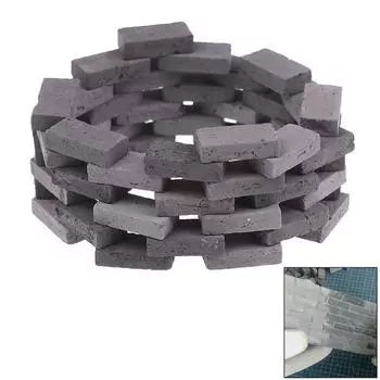 50/70 шт 1:16 имитационных кирпичей DIY Sand Table Landscape Scenery Building Toy 50PCS