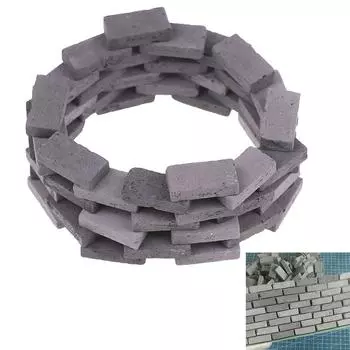 50/70 шт 1:16 имитационных кирпичей DIY Sand Table Landscape Scenery Building Toy 50PCS