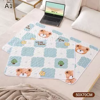 50*70 см/70*90 см Водонепроницаемый матрасный коврик для мочи Взрослый Женский Менструальный коврик Защитник простыни Пожилой Инвалид Детский коврик для мочи 50x70cm A1