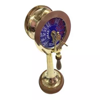 50,8 см блестящий корабельный телеграф декоративный морской паровоз телеграф