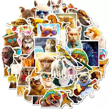 50 Animal Collection Stickers Temu Zootopia Stickers Source