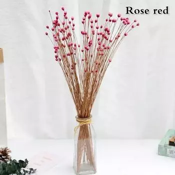 50 букетов натуральных настоящих маленьких букетов из сухоцветов, бразильские цветы на удачу, стабилизированные цветы