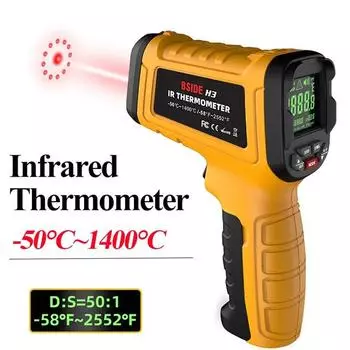 -50°C~1400 Digital Infrared Thermometer Professional 50:1 Industrial Temperature Meter Non-contact Laser Thermometers Pyrometer