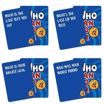 50 Cards, Who Can Do It, English Version Of Cards, Board Games, Games, Toys, Family Gatherings, Creative Interactive Cards
