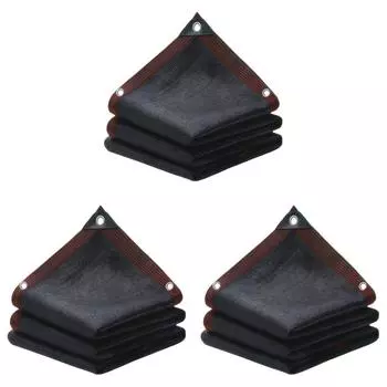 50% черная ткань с люверсами, солнцезащитная сетка, брезент, чехол для растений (2M)