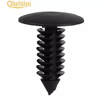 50 черных нейлоновых заклепок типа дерева, автомобильные фиксаторы, зажимы, инструменты для обслуживания