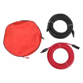 50 футов 10AWG RV Солнечный удлинительный кабель с разъемом Male Female адаптер комплект для кемпинга грузовик