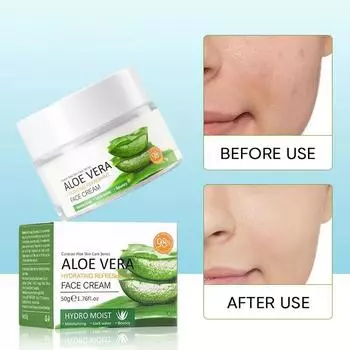 50 г 100% увлажняющий и питательный гель алоэ, отбеливающий крем для лица, контроль жирности и против высыхания, крем для лица, смягчающий крем для рук