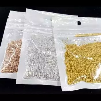 50 г 3D золотые/серебряные/розово-золотые мини-металлические бусины, круглые крошечные наконечники, подвески, икры, бусины, стальные шарики, стразы для дизайна ногтей, маникюр своими руками