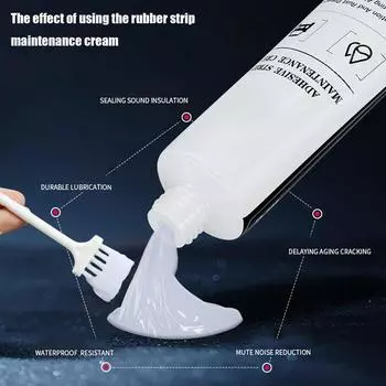 50 г автомобильная силиконовая смазка для уплотнительных колец, автомобильная резиновая полоска, силиконовая смазка, автомобильные аксессуары CHINA