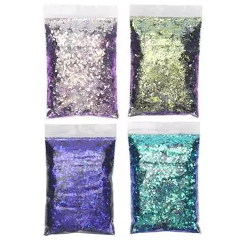 50 г блестки для дизайна ногтей шестиугольная форма блестки для лица и тела украшения для ногтей блестки 7850