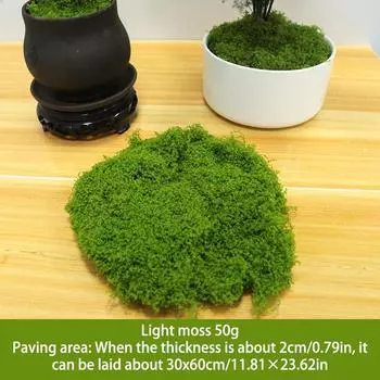 50 г искусственный мох DIY поделки трава искусственный мох искусственный консервированный мох зеленые растения для дома комната сад декор мини ландшафт искусственная трава