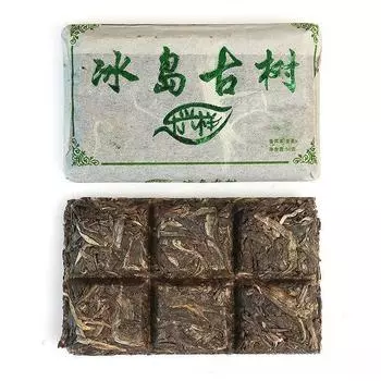 50 г Юньнаньский чай Пуэр Le Xing Xiang Исландский кирпичный сырой чай Маленький кирпичный чай