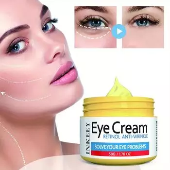 50 г крем для глаз с ретинолом осветляет темные круги, разглаживает гусиные лапки и осветляет кожу вокруг глаз 01