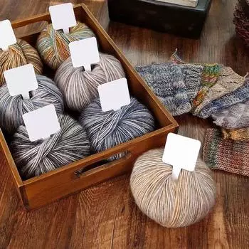 50 г/моток гребенная хлопковая градиентная пряжа для ручного вязания мягкая кашемировая молочная шерстяная пряжа нить для шарфа свитера шапки рукоделия своими руками