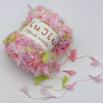 50 г/моток Разноцветная нейлоновая смесь Шапки Мягкая ручная работа Смешанный цвет Ремесло Моток Сделай сам Доступно несколько вариантов