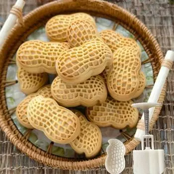 50 г Novel Peanut Crisp Moon Cake Form для печенья Persimmon, штамп, рамка, торт, выпечка, десерт, кухонные принадлежности, инструменты