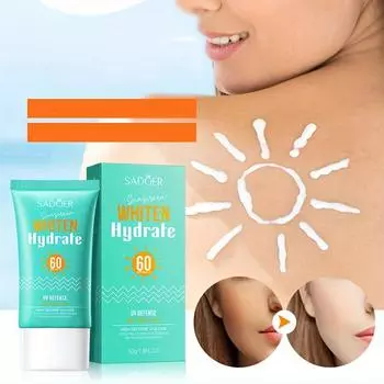 50 г отбеливающий, увлажняющий, солнцезащитный крем, изолирующий крем, защита от ультрафиолета, долговечный и не повреждающий кожу 50g