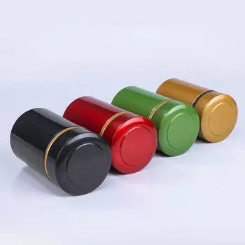 50 г портативная жестяная чайная банка Tieguanyin герметичная емкость для хранения дорожные коробки для чая контейнеры для чая банка для кофе банка для специй зелёный