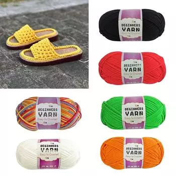 50 г/рулон DIY ручной вязки материал тканая сумка ковер куклы вязание рукоделие кукла