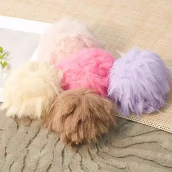 50 г/рулон искусственный лисьий бархат ручной работы своими руками для вязания крючком мягкий однотонный цвет