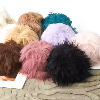 50 г/рулон мягкий искусственный лисьий бархат крючком ручная работа однотонный цвет DIY Crafting