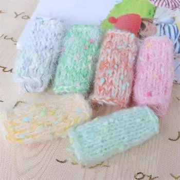 50 г/рулон мягкий красочный ручной вязаный свитер шаль шарф DIY материал зимние теплые принадлежности жёлтый