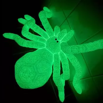 50 г/рулон полиэфирной светящейся в темноте светящейся бархатной пряжи белый