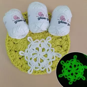 50 г/рулон шарф светящаяся пряжа шерстяная пряжа толстая пряжа полиэстер полиэстер светящийся в темноте свитер шапка розовый