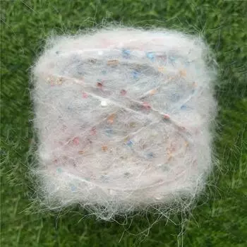 50 г/рулон шарф, свитер, шапка, вязанная крючком, нить, гипсофила, мохер, пряжа, ручное вязание, шерстяная пряжа, сделай сам бежевый