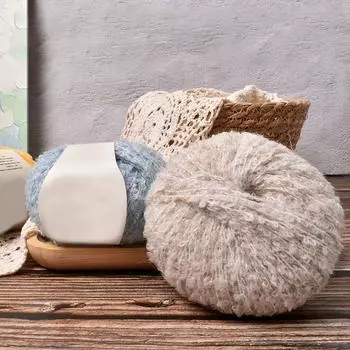 50 г/рулон шелковая нить пряжа для вязания вручную творческое вязание крючком вязаные куклы для свитера шапки шарфа перчаток