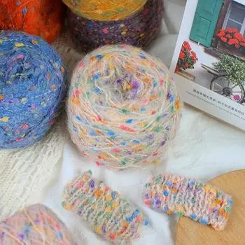 50 г/шарики вязаные крючком и спицами перчатки шапка пальто шарф кукла сумка одеяло наволочка