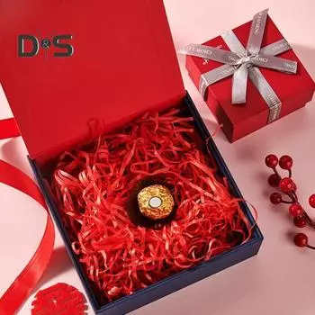 50 г Широкое применение гофрированная бумага DIY Красивая свадебная подарочная коробка измельченная бумага конфетти наполнитель 50g