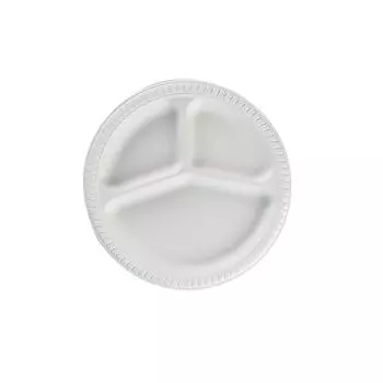 50 Экологически чистых одноразовых бумажных тарелок 10 дюймов One Size
