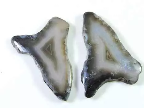 50 карат черный срез окрашенного друзового агата, пара, фантазийные россыпные драгоценные камни 13X30 мм SK-2214