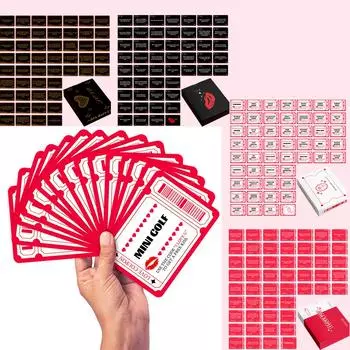 50 карточек для пар. Настольная игра «Пара». Интерактивный диалог. Английское издание. Карточка для игры. One Size белый