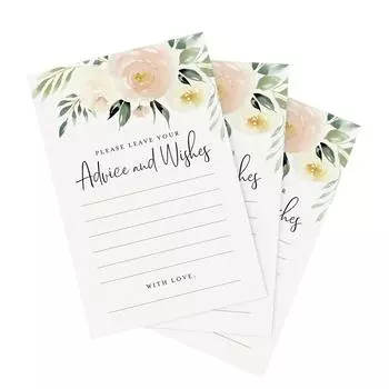 50 карточек для свадебного ужина, открыток с благодарностью, открыток для украшения мероприятия A