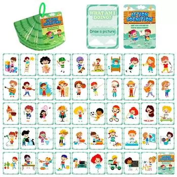 50 карточек поведенческого когнитивного образования, детские образовательные карточки раннего образования, двусторонние забавные развивающие карточки с игрушками
